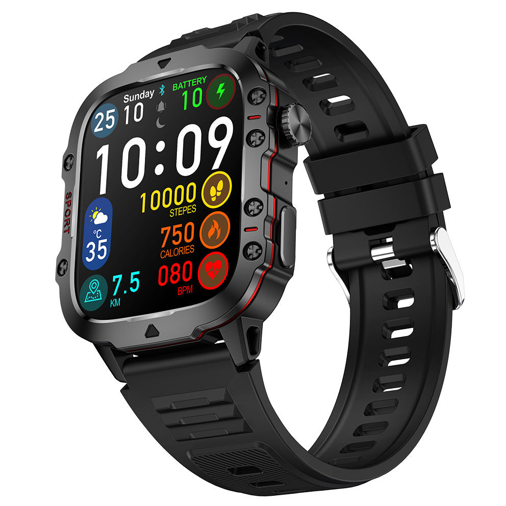 Lige New Smart Watch 1.96 Inch Screen 420 Mah Bluetooth Call Voice Assistant Sports Fitness