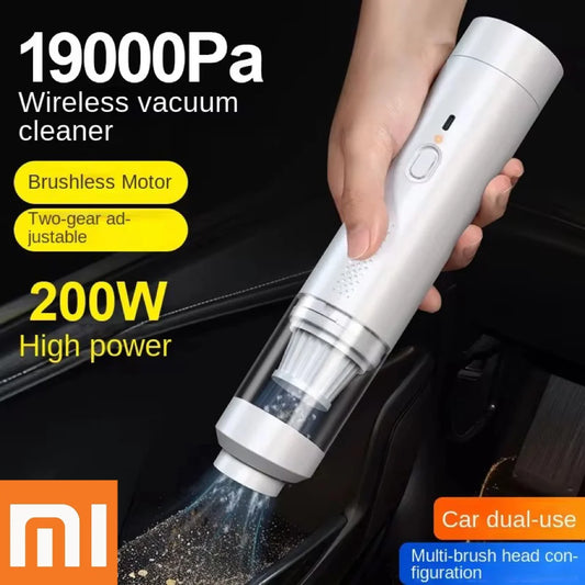 Xiaomi Portable Car Vacuum Cleaner Handheld Brushless Vacuum Cleaner Wireless Dust Collector Suction Blowing Pet Hair Suction