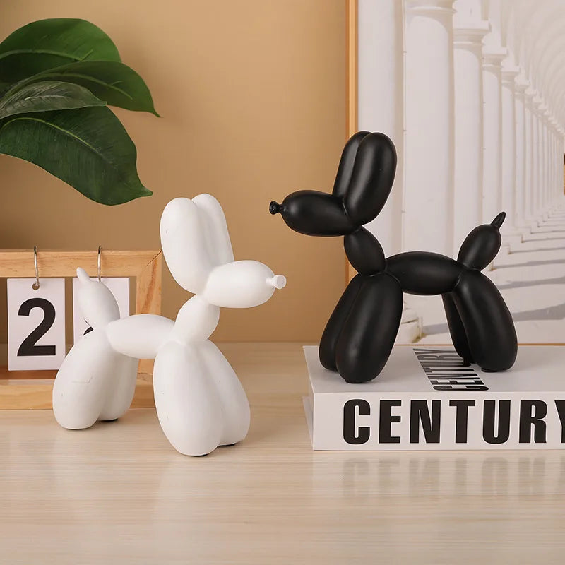 Mat Balloon Dog Nordic Figurine Animals Statue Sculpture Cake Art electroplating Small Antiskid decorations living Dessert Party