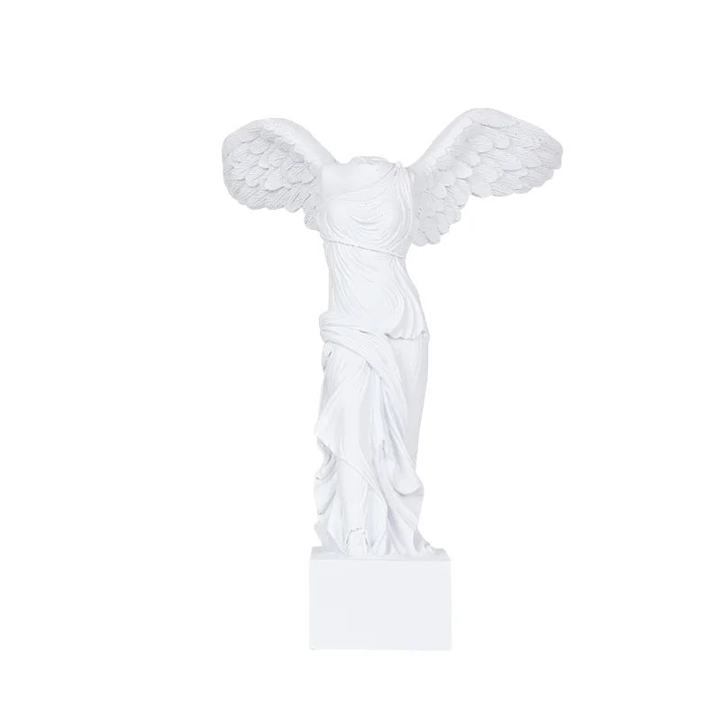 24.5cm Victoria Goddess Figure Sculptures, Roman Winged Victory Samothrace Desktop Ornements Pour Home Decor Collection Gifts